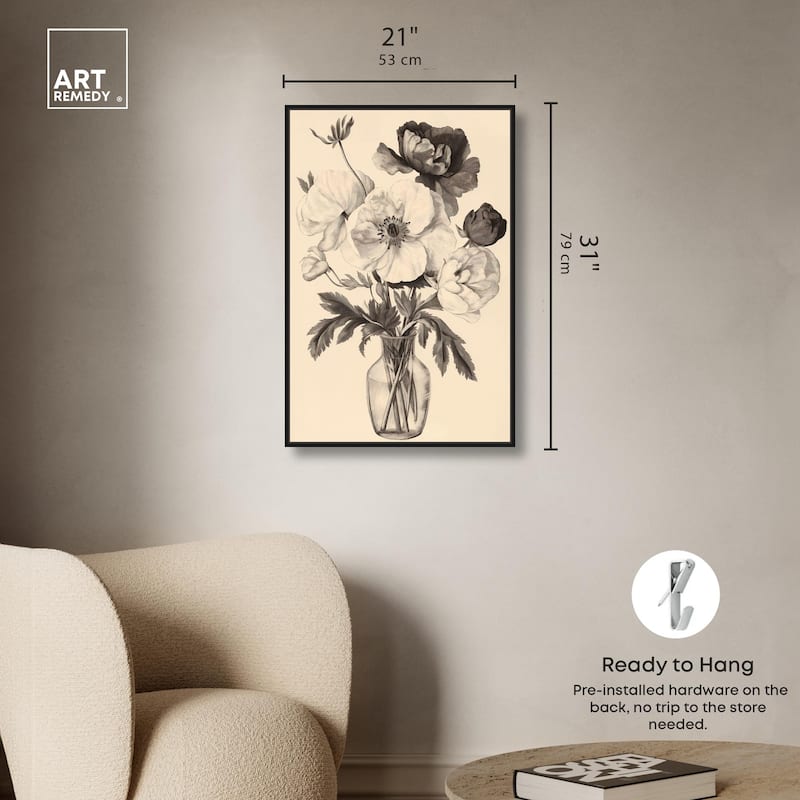 Herbarium's Hush I Canvas by Art Remedy