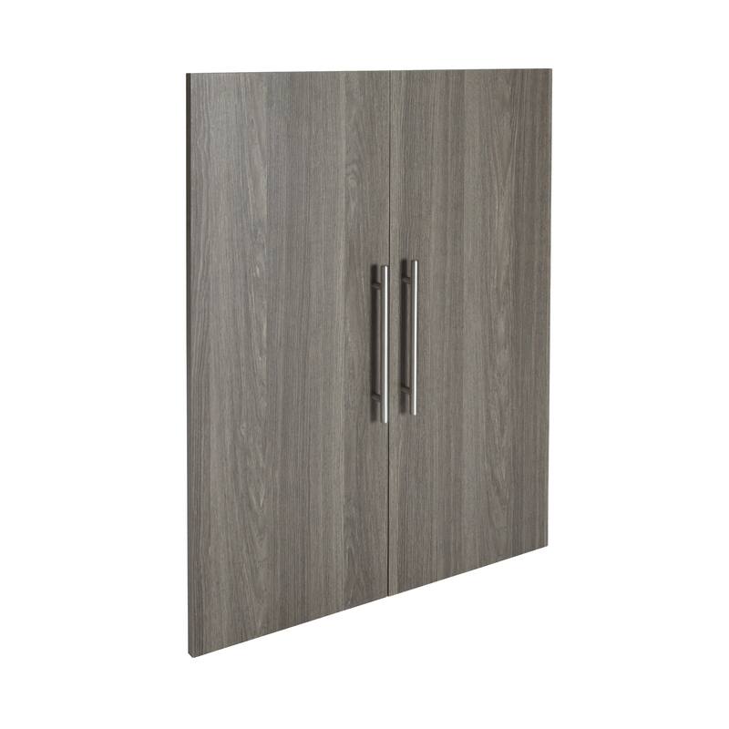 ClosetMaid SuiteSymphony Modern 25-Inch Wide Door Pair - Graphite Grey