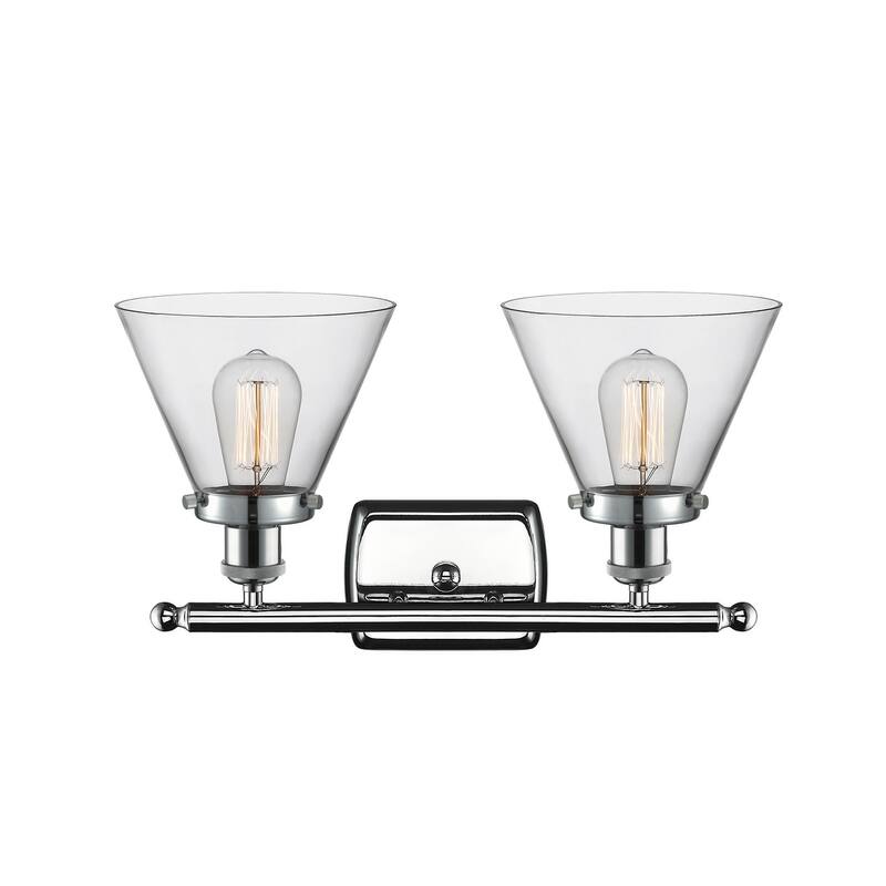 Innovations Lighting Large Cone 2 Light 16" Wide Vanity Light