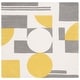 preview thumbnail 12 of 70, SAFAVIEH Handmade Rodeo Drive Frouwa Mid-Century Modern Wool Rug 6' Square - Grey/Gold - Square