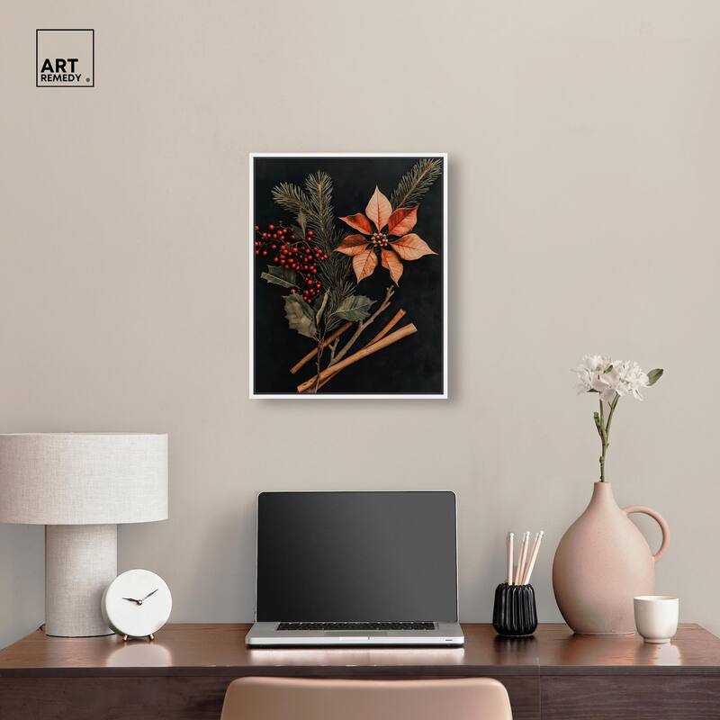 Hearth Flora Canvas by Art Remedy