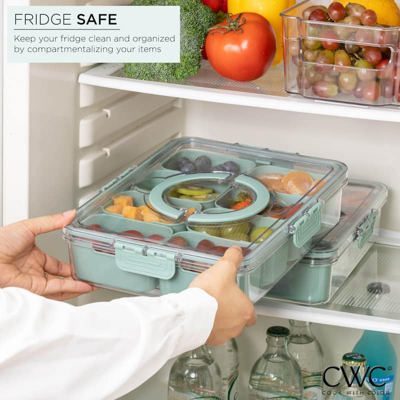 COOK WITH COLOR Snackle Box for Kids Lunch Box and Snack Container