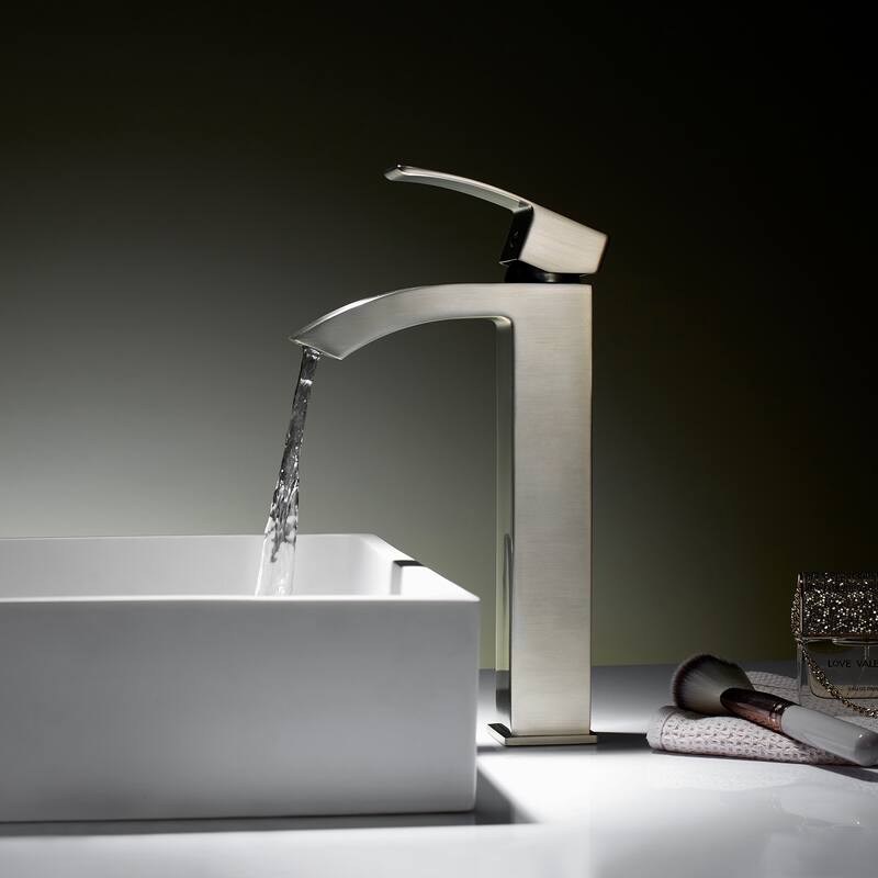 Noya Single High-Handle Hole Lever Vessel Bathroom Faucet