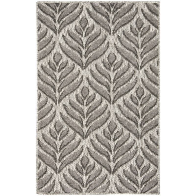 Alra Garden-Inspired Uv-Resistant Current & Stylish Outdoor Rug - 3' X 4'