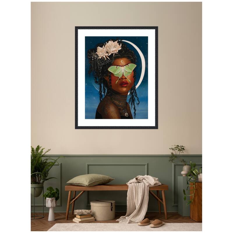 Kate and Laurel Luna Ascending by Charlotte Brindley Framed Wall Art Print