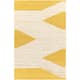Artistic Weavers Juilietta Modern Abstract Area Rug - 5' x 7' 6" - Yellow