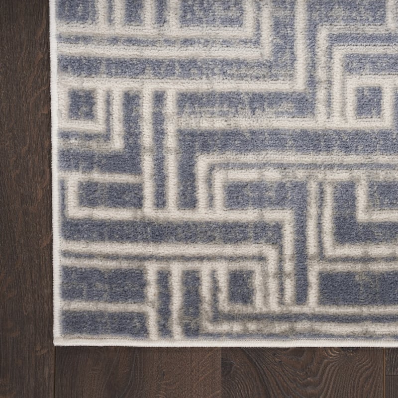 Fipus Distressed Geometric Area Rug By HomeRoots - 144