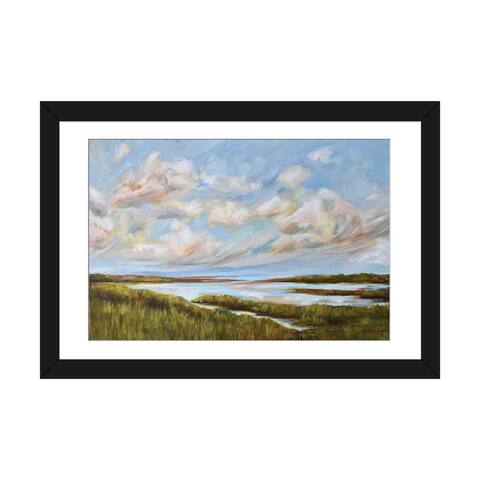 iCanvas "Early Spring Clouds Over The Waking Marsh" by April Moffatt