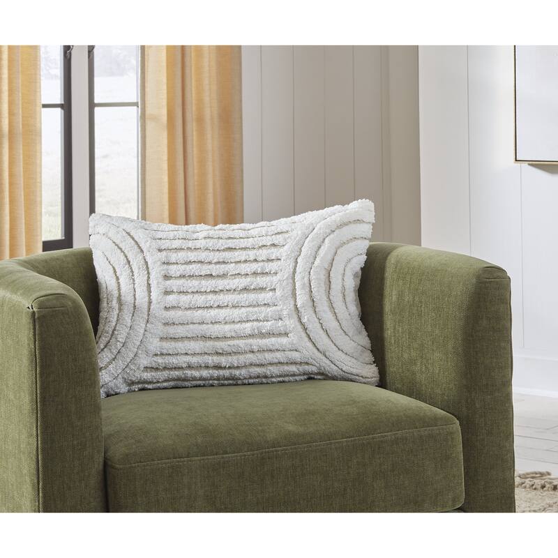 Signature Design by Ashley Farissen White/Beige Pillow
