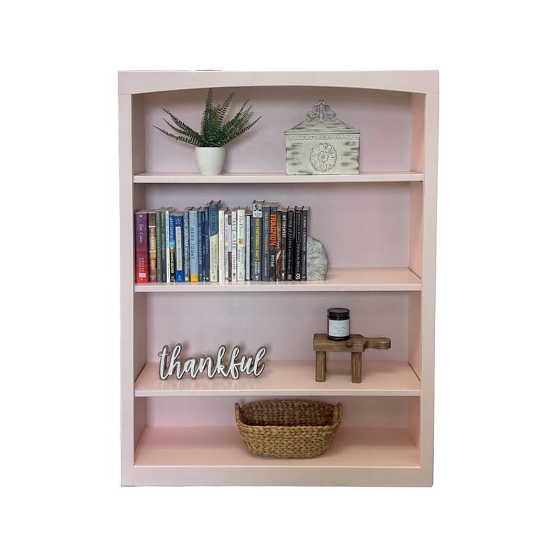 Arch+Haven Solid Wood Bookcase 36 x 48