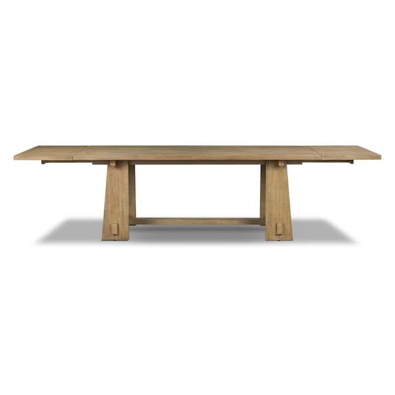 Poly & Bark Combe Solid Pine Wood Extension Dining Table (82.5" - 122")