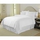 preview thumbnail 6 of 4, Pointehaven 400 Thread Count 100% Long Staple Cotton 3-piece Duvet Cover Set White - King - Cal King