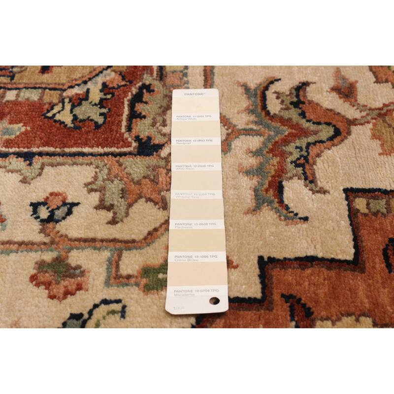 ECARPETGALLERY Hand-knotted Jules Sultane Ivory Wool Rug - 7'8 x 9'9