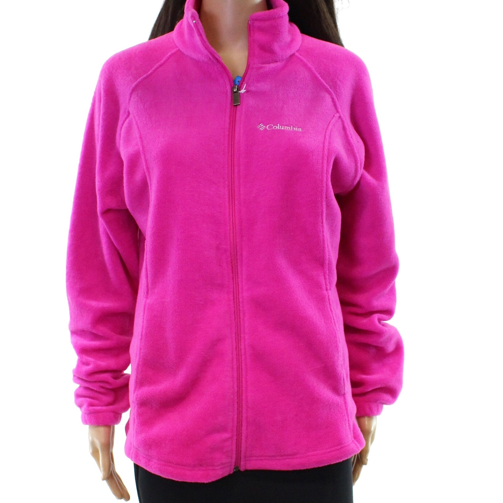 columbia fleece jacket pink