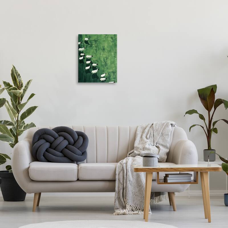 Stupell Wandering Sheep Abstraction Canvas Wall Art Design By Arlington Prints