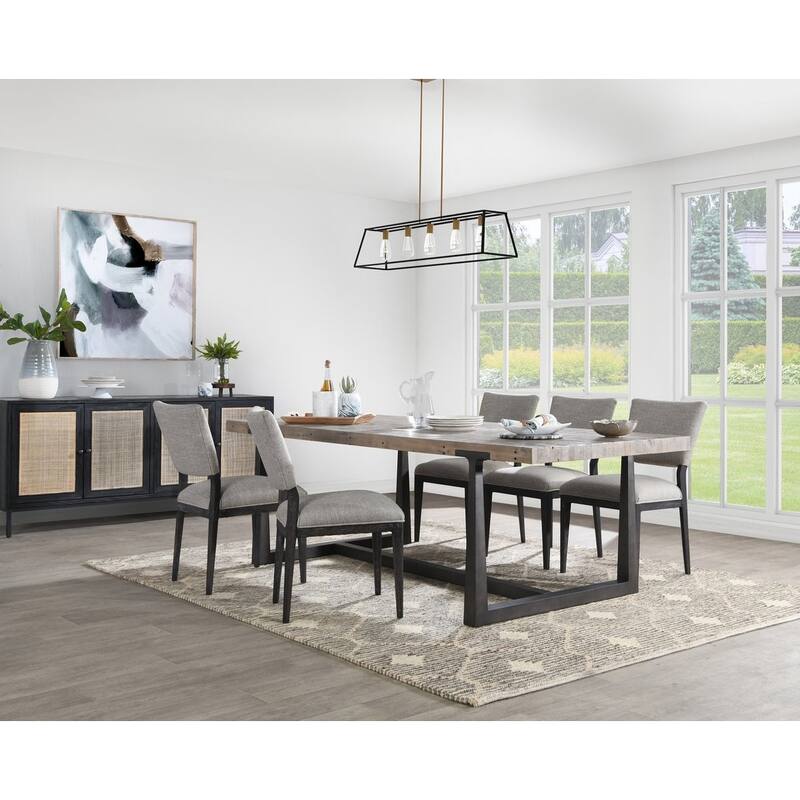 Reign Diamond Handwoven Area Rug by Kosas Home - 5x8 - Stone Grey