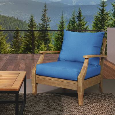 Sorra Home Outdura Outdoor Knife Edge Deep Seating Pillow and Cushion Set