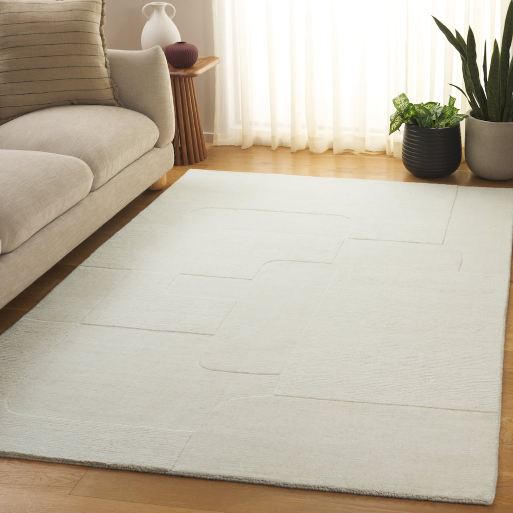 SAFAVIEH Hand-Loomed Mykonos Urania Modern & Contemporary Wool Rug