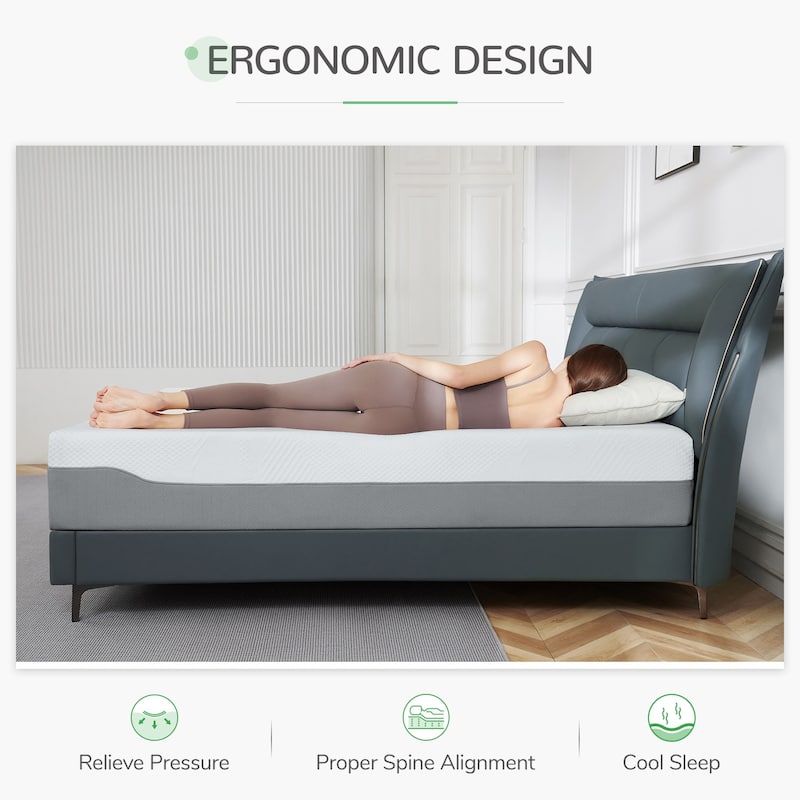Novilla 10-inch Medium Cooling Gel Memory Foam Queen Mattress