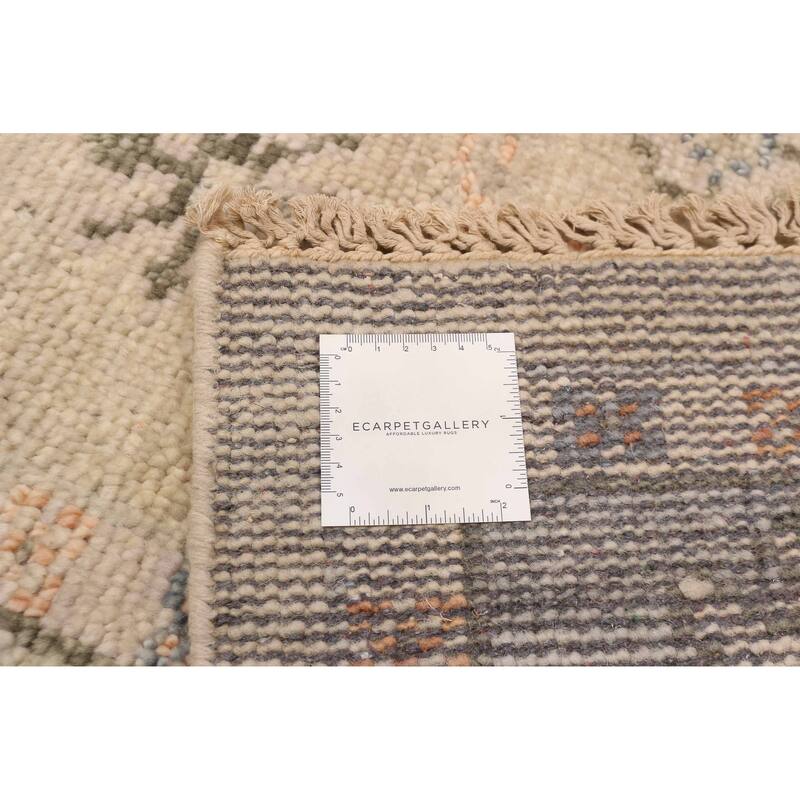 ECARPETGALLERY Hand-knotted Jules Serapi Light Khaki Wool Rug - 9'0 x 12'0