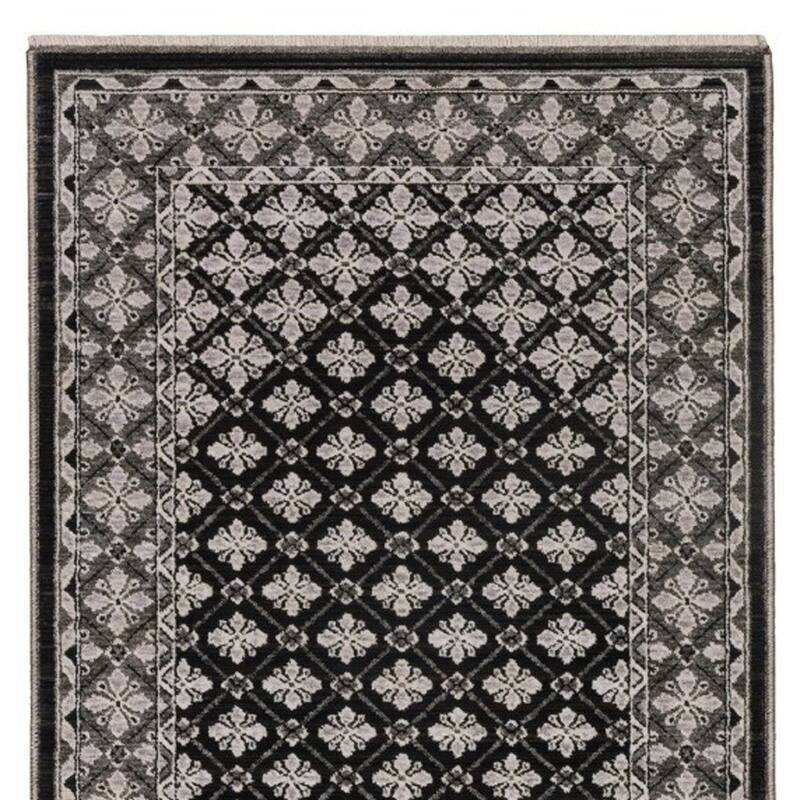 HomeRootsDiamond Traditional Runner Area Rug
