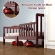 preview thumbnail 41 of 44, Costway Kids Toddler Wood Bed Bedroom Furniture w/ Guardrails - See Details