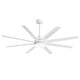preview thumbnail 26 of 44, 65 Inch Black/White/Gold LED Ceiling Fan with Light Remote(8-Blade)