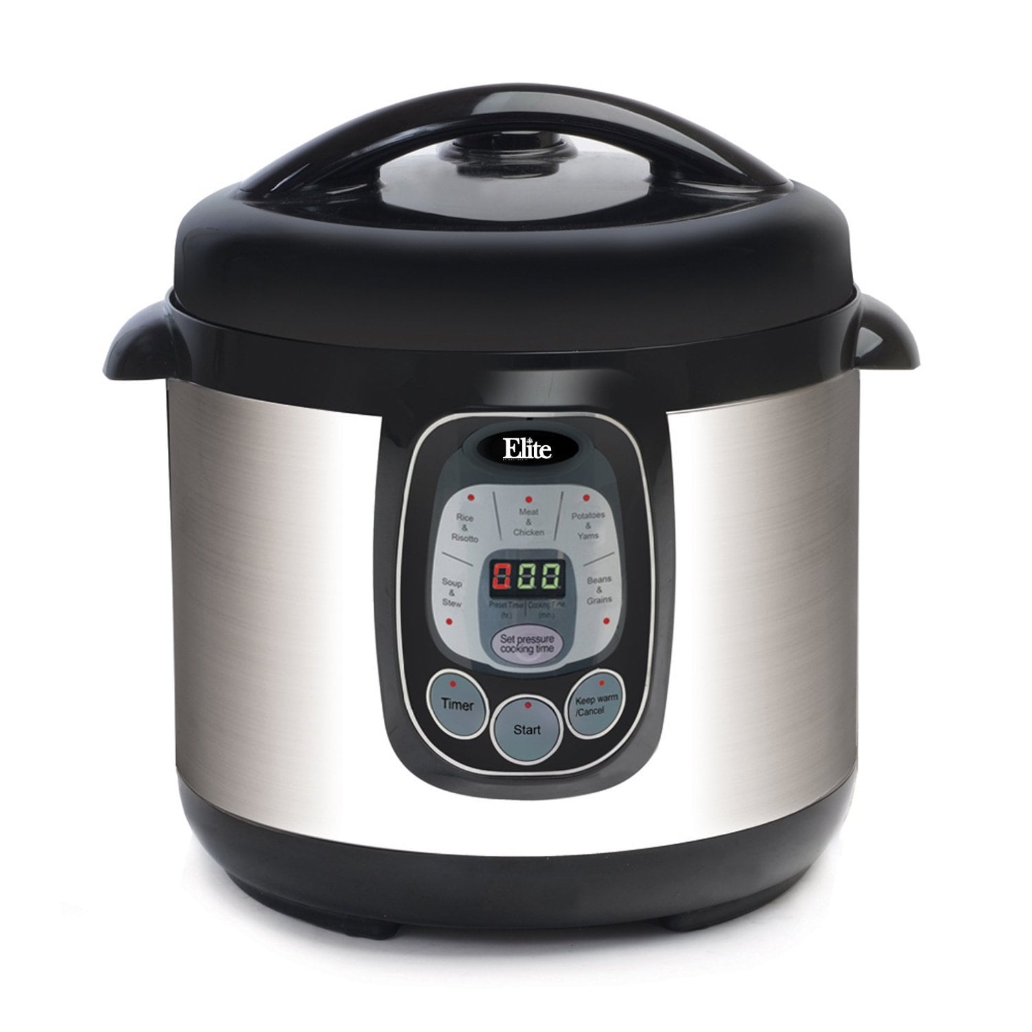 Maxi Matic EPC 807 Elite Platinum 8 Quart Digital Pressure Cooker Silver