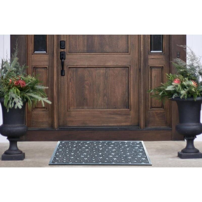 A1HC Rubber Pin Welcome Door Mats, Hand Finished, Non-Slip Backing Rubber, Heavy Duty Floormats