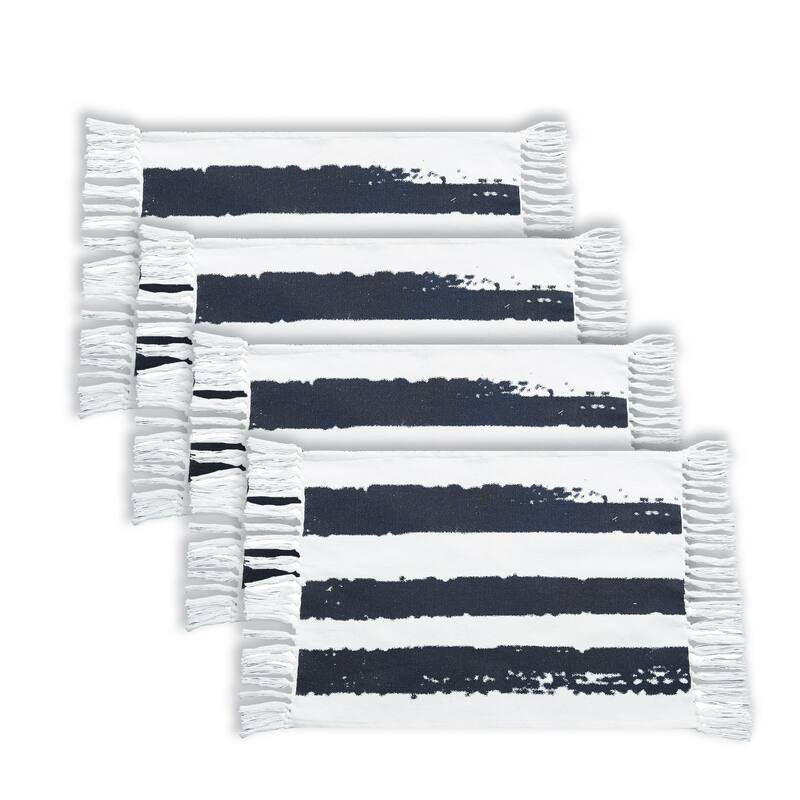 Langley Indigo Placemats Set of 4, 14" x 20"