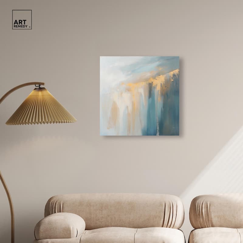 Golden Tears I Canvas by Art Remedy, Gallery Wrapped