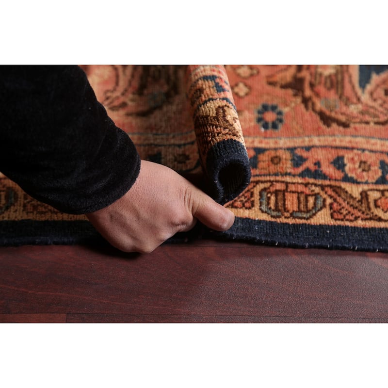 Pre-1900 Antique Malayer Persian Area Rug Handmade Large Wool Carpet - 10'4" x 16'9"
