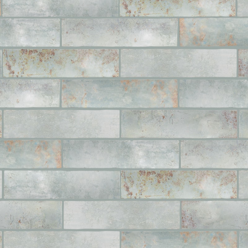 Merola Tile Biarritz Green 3" x 12" Ceramic Wall Tile