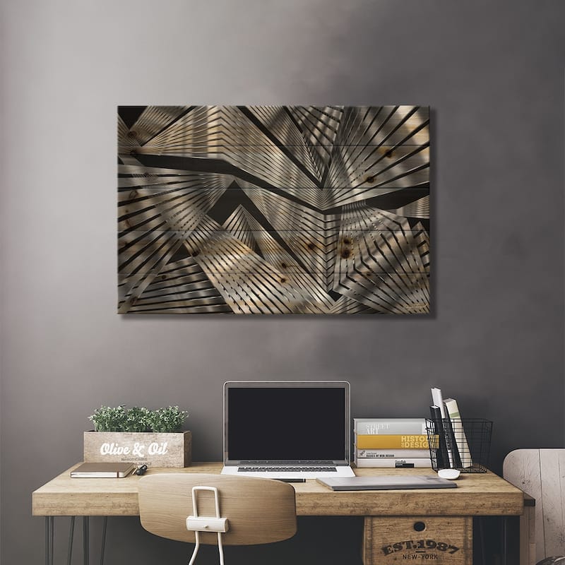 Way Of Looking Print On Wood by Diego Tirigall - Multi-Color