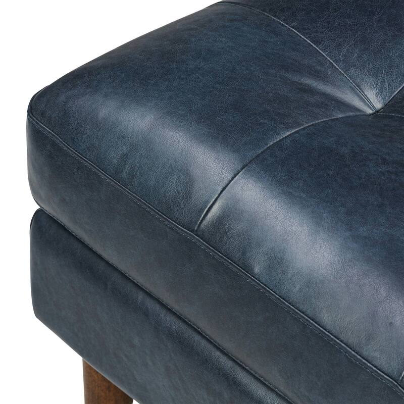 Poly & Bark Napa Ottoman - Full Grain Genuine Italian Leather