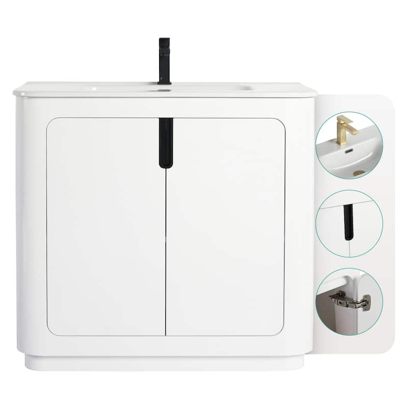Fine Fixtures Shireplace Bathroom Vanity with Sink