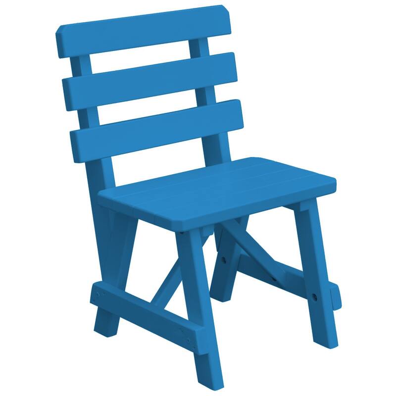 Pine 2' Traditional Backed Bench