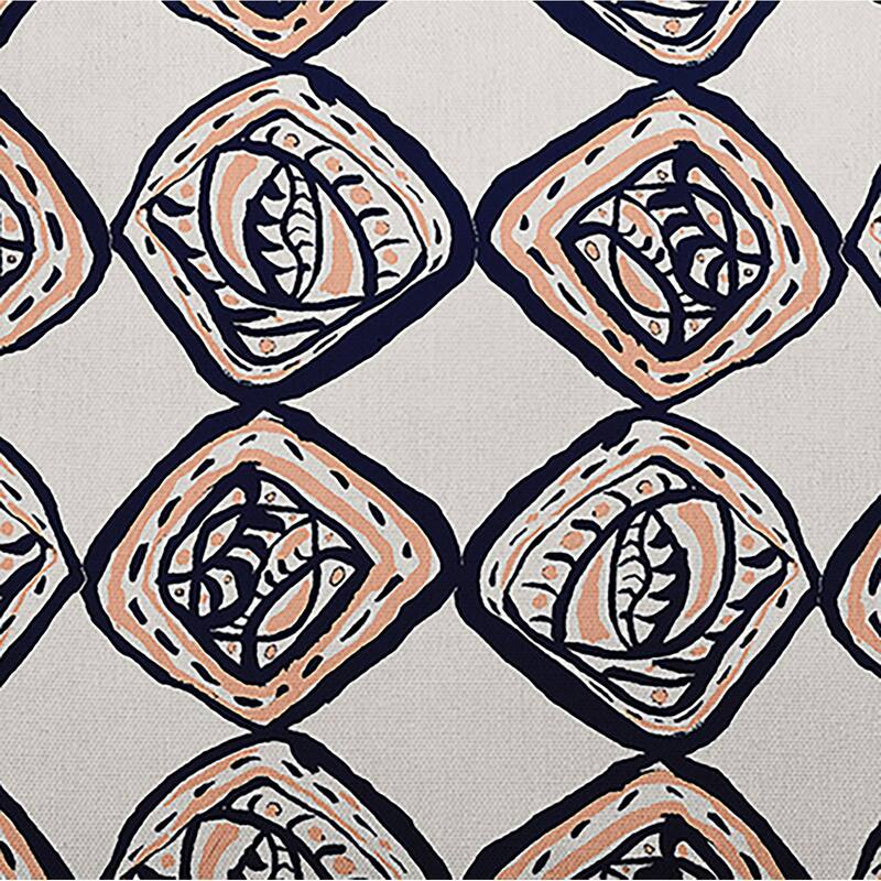 Cowry Check Outdoor Pillow