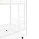 preview thumbnail 11 of 16, White Twin over Twin Size Metal Bunk Bed With Trundle, Can be Divided into Two Beds