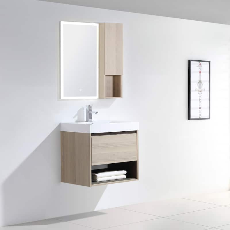 Laila 24" Single Bathroom Vanity Set - Tan