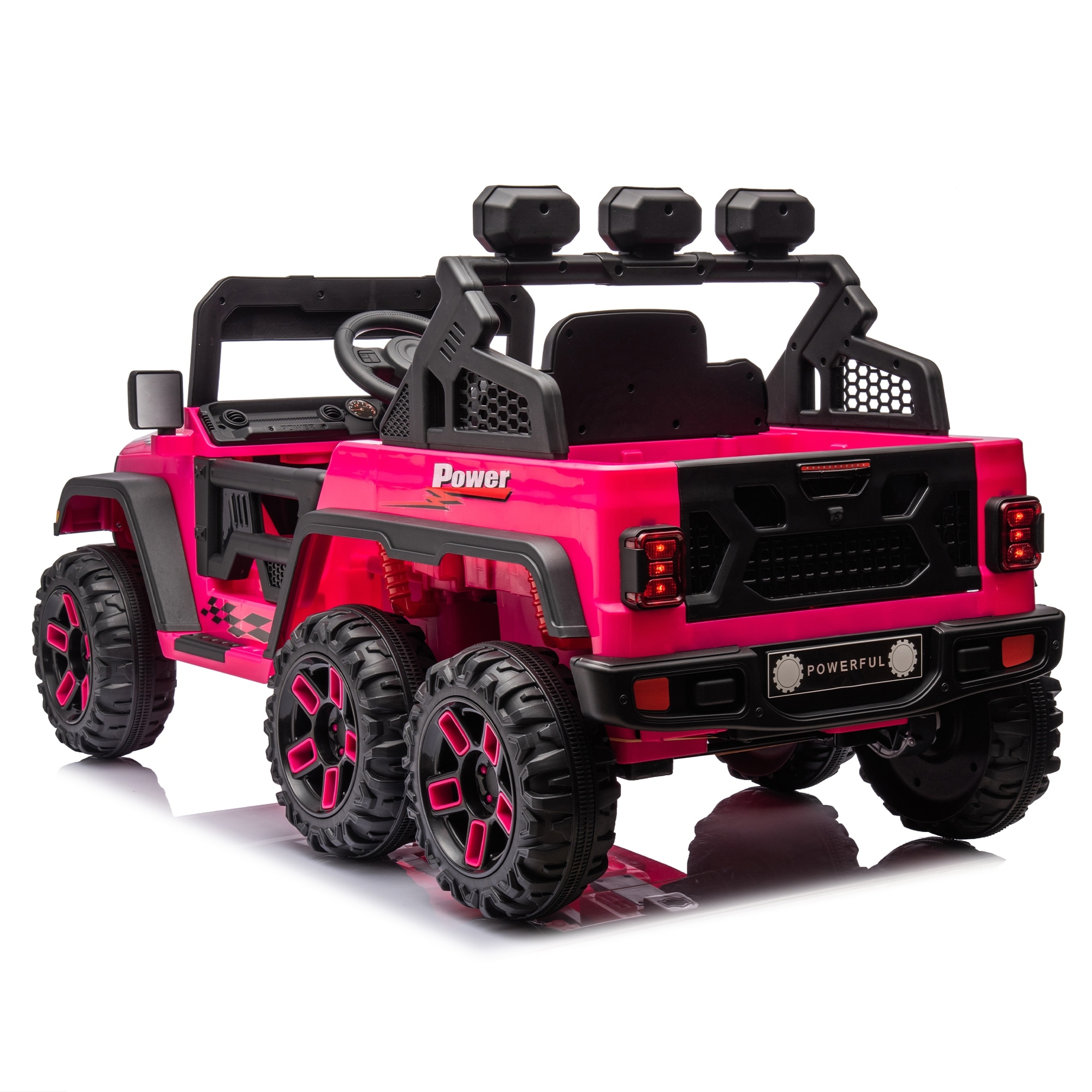 24V Ride On Large Pick Up Truck Car for Kids ride On 4WD Toys with Remote Control Black Bed Bath Beyond 40693310