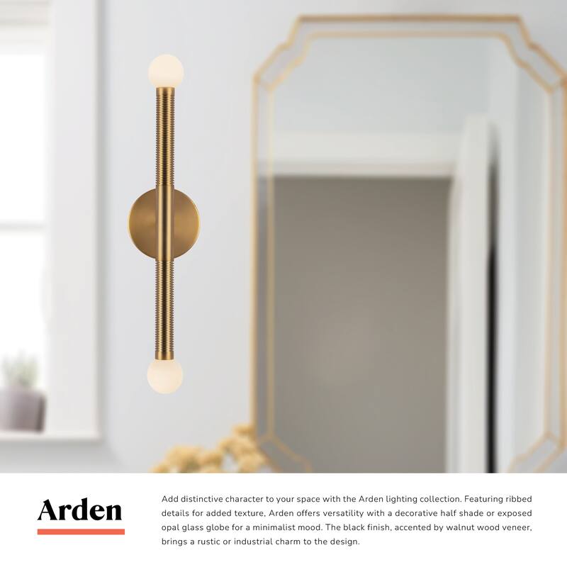 Alora Lighting WV612223-UNV Arden 2 Light 2" Wide LED Bath Bar with