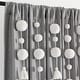 preview thumbnail 46 of 77, Lush Decor Boho Pom Pom Tassel Linen Window Curtain Panel (Single)