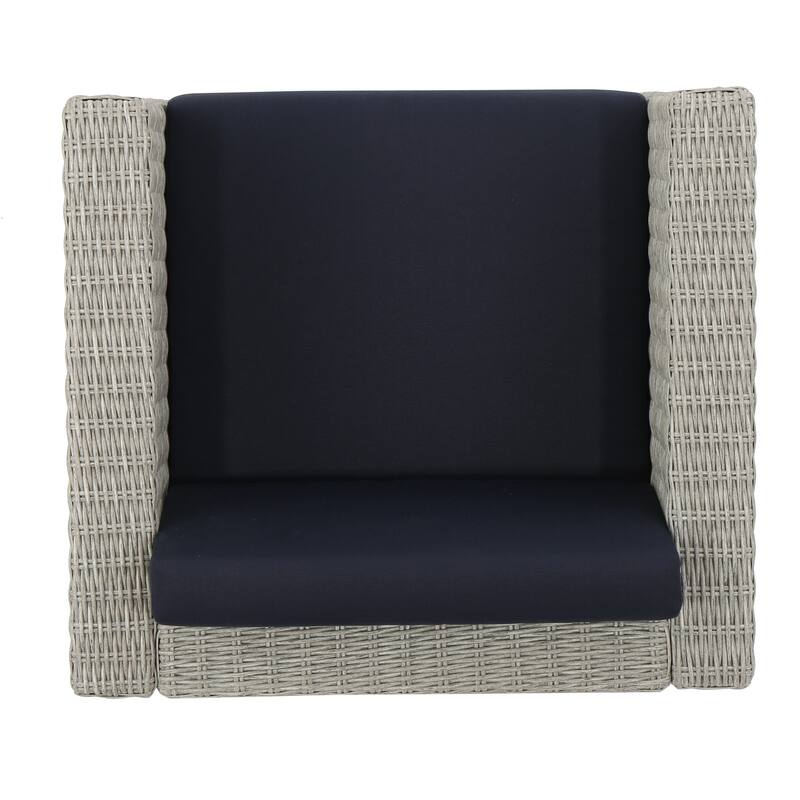 Puerta Outdoor 4-piece Patio Chat Set by Christopher Knight Home
