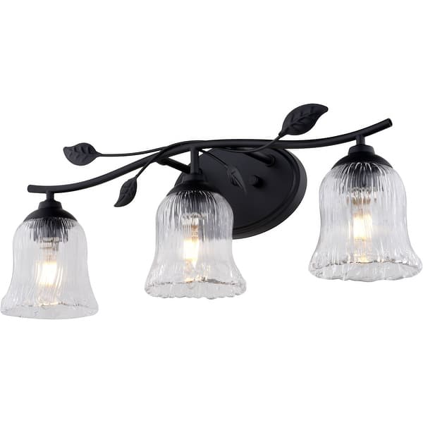 slide 2 of 11, Vaxcel Lighting W0511 Fairwood 3 Light 21" Wide Vanity Light Matte Black