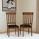 preview thumbnail 10 of 10, Simply Solid Periander Trestle Dining Table Set with Slatback Chairs & Server