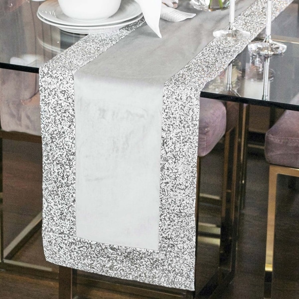 Sparkles Home Luminous Rhinestone Border Table Runner Overstock 33889224