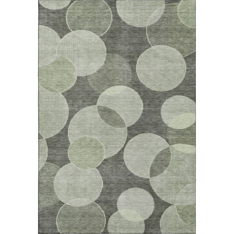 Premium Washable Super Soft Contemporary Bubbles Mayfield Rug