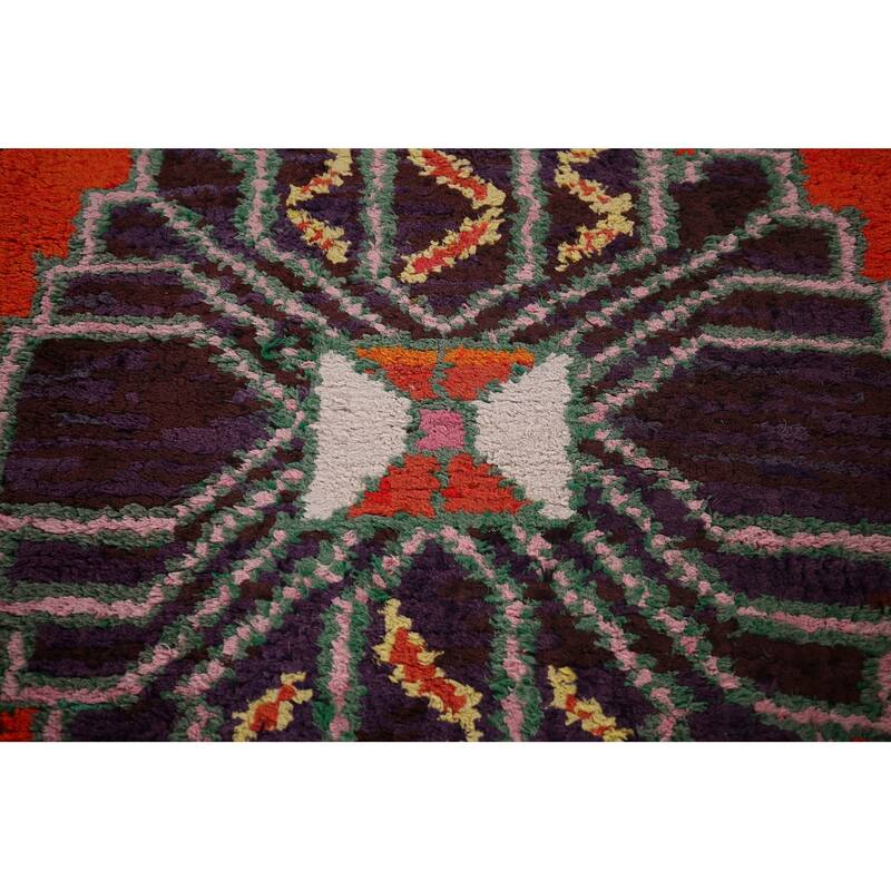 Anatolian Vintage Runner Rug Handmade Silk Carpet - 2'8"x 13'7"
