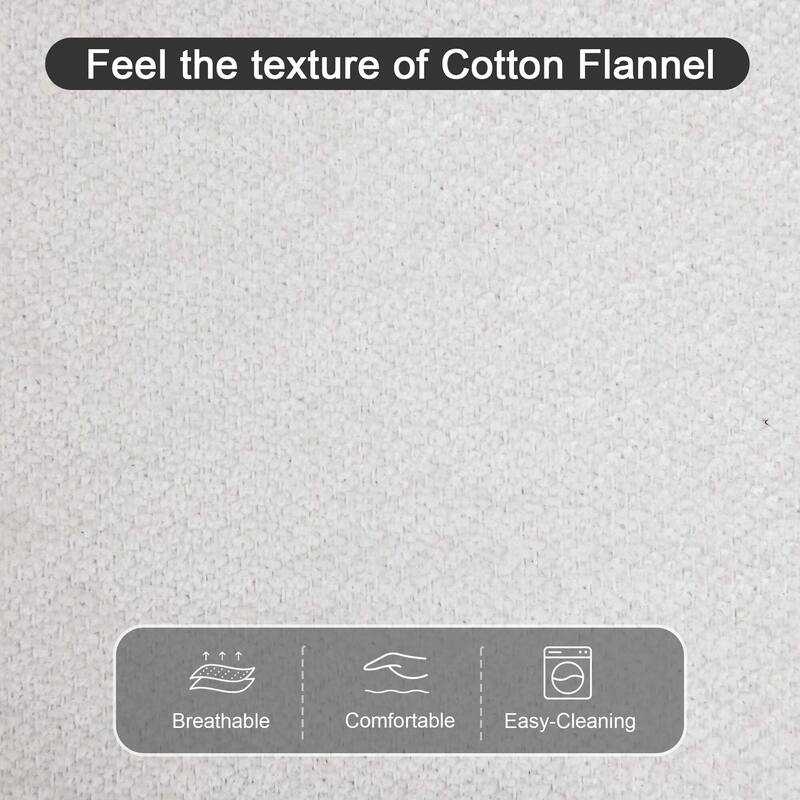 82.5"W Chenille Upholstered Sectional Modular Sofa With Chaise